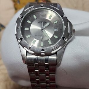 Vintage Wrangler Silver Men's Watch